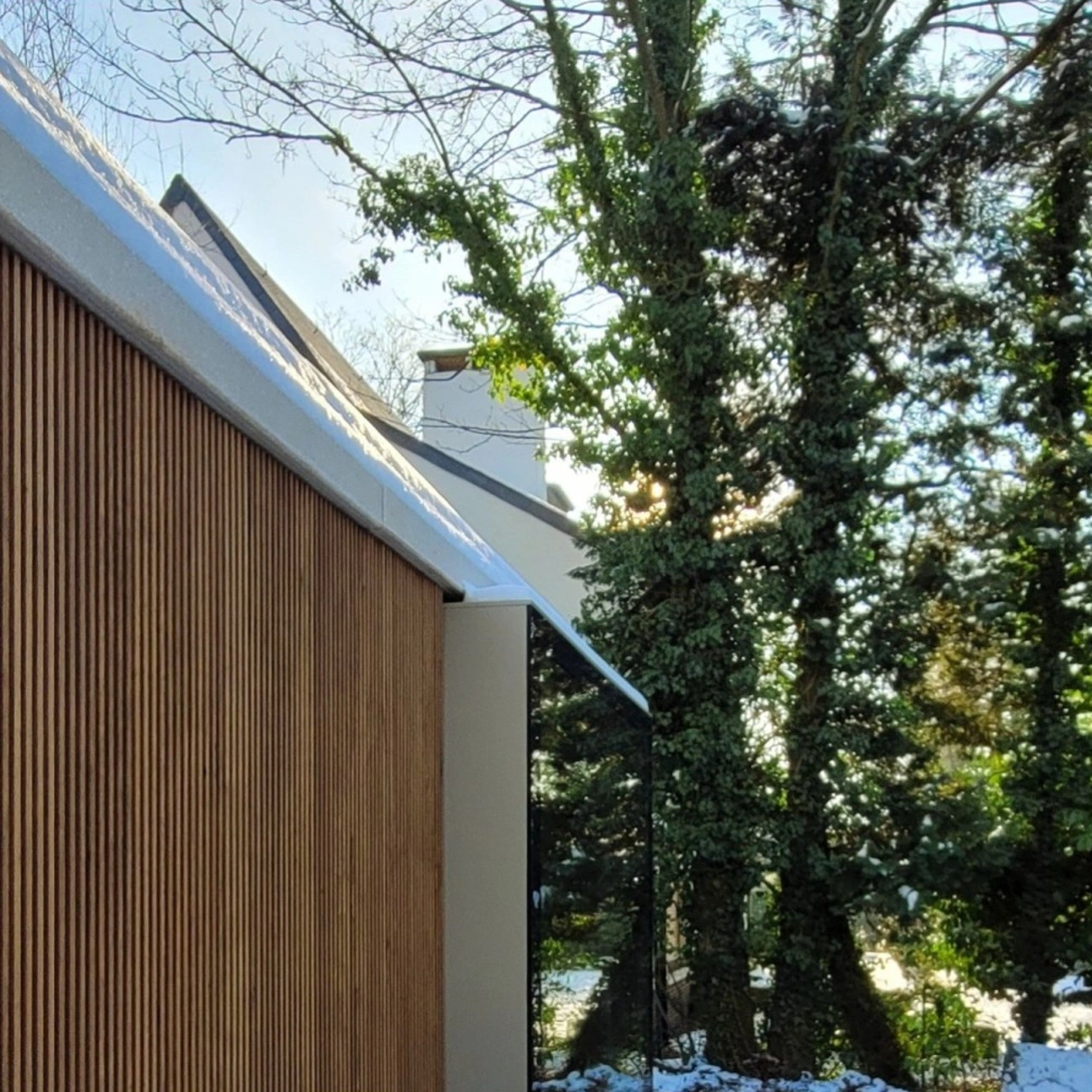 Nouvelle extension d'une villa à Uccle. Miguel Camba architecte.
